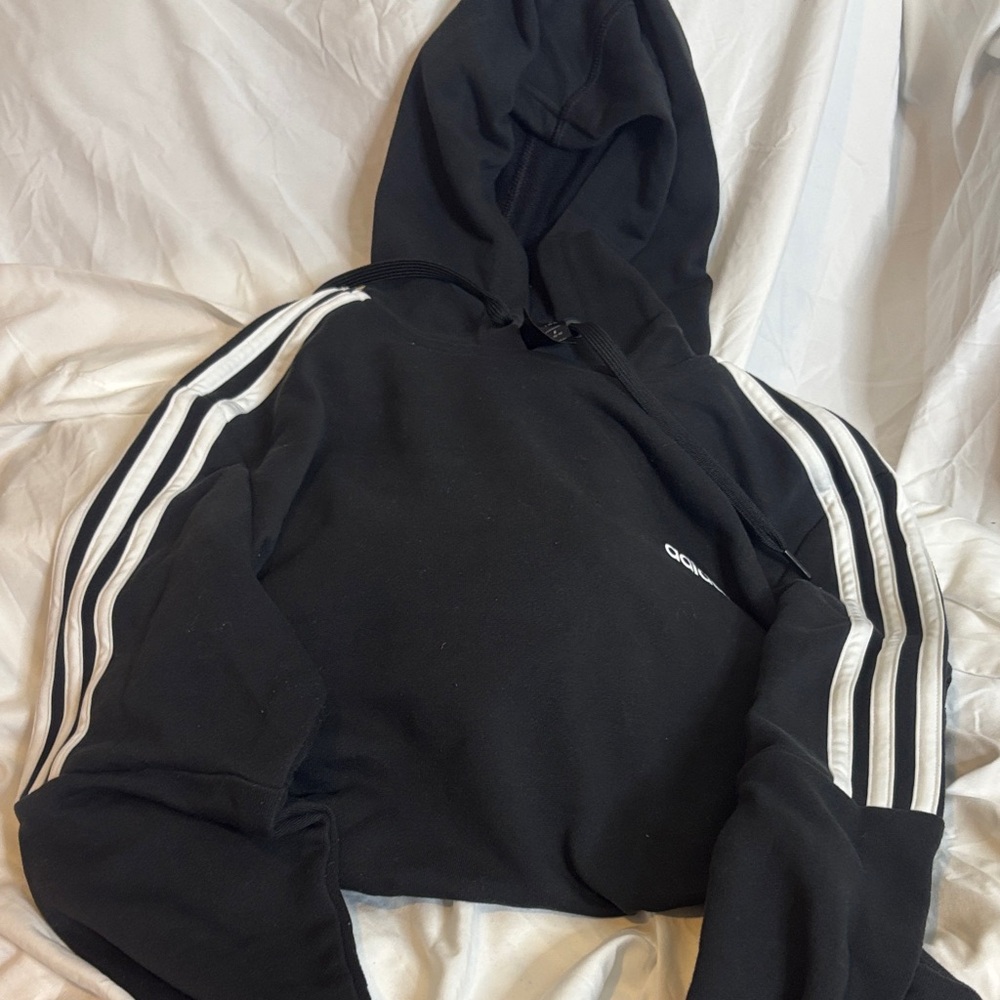 Adidas Women’s Black Hooded Sweater - Picture 2 of 5